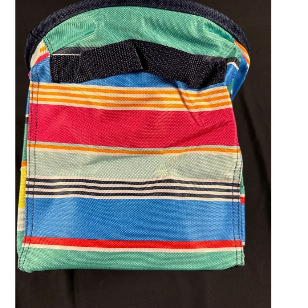 Thirty-One Mini Storage Bin Patio Pop‎ Organizer Bucket Basket Office Bag